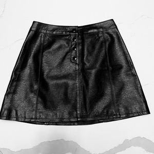 **SOLD**Faux Leather Mini Skirt
